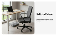 Angled beneath-desk Footrest Reduces Fatigue Footstool Portable for Adults, video game enthusiasts
