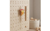 Pecking Bird Toy Bright Interesting  Pecking Chime Interactive Busy Board Accessory for Pegboard