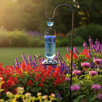 Glass Hummingbird Feeder Long-Lasting Hanging Hummingbird Feeder Year-Round Use