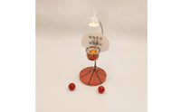 Basketball Hoop Ornament Lightweight Mini Basketball Hoop with Light Toy for Office