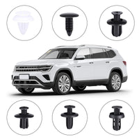 Universal Car Clip Set for Bumper, Door Panel, Fender Plastic Expansion Screws