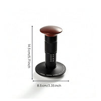 Coffee Tamper with Pressure Scale Consistent Coffee Tamper Knurled for Espresso Lovers, Baristas
