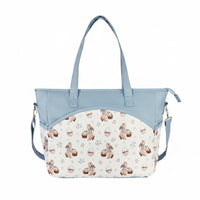 Polyester Maternity Tote Bag Adjustable Shoulder Strap Waterproof Maternity Bag Zippered Top Large Capacity for Outings