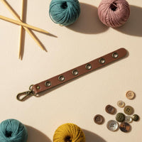 Leather Yarn Organizer Easy to Organize Knitting Yarn Organizer