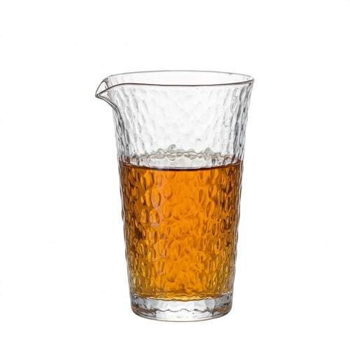 Hammered Glass Gong Dao Bei Tea Server, 201-300ml