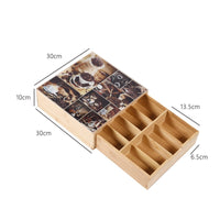 Tea Bag Storage Drawer Easy to Clean Tea Bag Organizer Box No Assembly Needed