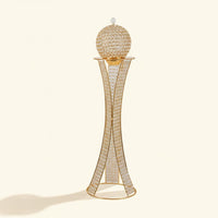 European Design Censer Freestanding Gold Scent Stand Vintage Design Ornate Metal Censer for Hotel Lobby