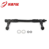 Black Braided AN8 Dual Feed Fuel Line Kit Dual Side Fuel Rail 4150
