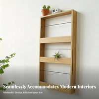 3-Tier Wall-Mounted Organizer Long-Lasting Magazine Rack Modern Design