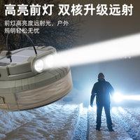 跨境太阳能20米卷尺收纳灯串露营灯LED带挂钩双光源野营帐篷氛围