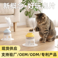 宠物用品新款猫咪漏食旋转玩具缓食垫刨冰机自嗨解闷逗猫狗狗玩具