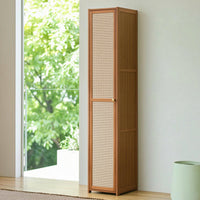Shoe Organizer with Mesh Door Minimalist Narrow Shoe Organizer Low-Maintenance Furniture for Entryway, Hallway