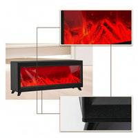 Tabletop Fireplace Dispenser Decorative Fireplace Flame Dispenser Tabletop Humidifier Compact Appliance High-Frequency Vibration