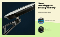 Foldable aluminum wide-angle mirror
