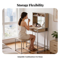 Combinable Vanity Block Modernist Inspired Configurable Cabinet Unrestricted Combination Minimalist Aesthetic for Design Lovers