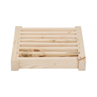 Sauna Room Wooden Vent Rectangular Wooden Louver Vent Slatted