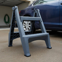 2-Step Folding Stool Foldable 2-Step Folding Ladder Thickened for Car Wash, Home