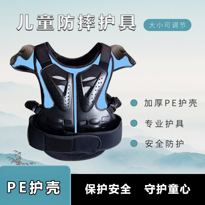 Motorcycle Protective Gear Set for Kids, Knee Pads and Elbow Pads, Skateboarding and Roller Skating