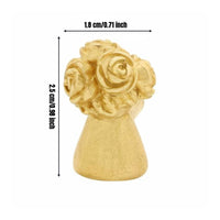 Floral Cluster Cabinet Knob Romantic Design Floral Cabinet Knob