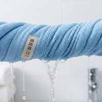 Combed Face Cloths for Bathroom Towels, Pack of 2 Terry Weave 32x68cm Absorbent Face Towel, Reusable Guest Essentials in Polka Dot Patterns