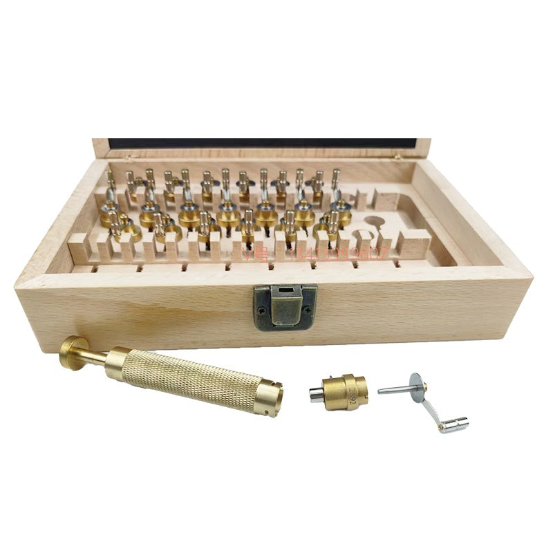 Watch Repair Tool Steel Core Mainspring Winder, 20 Models, High-Strength Stainless Steel Spindle