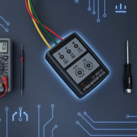 LED and Buzzer Indication Three Phase Sequence Indicator Double Insulated Leads Phase Sequence Indicator Alligator Clips Included