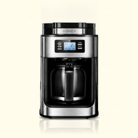 Digital Drip Coffee Maker Countertop Coffee Maker with Glass Carafe Compact Appliance 1.5L for Office Workers, Kitchen, Break Room