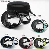 Full Face Snorkel Mask with Anti-Fog, High-Definition Large Frame, Elliptical Glass
