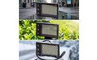 Handlebar-Mounted S866 Display Compact LCD Display with Waterproof Connector Clear Scooter LCD Instrument Easy to Read for Commuting