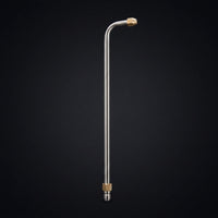 Car Cleaning and Car Wash Pressure Washer Lance, Metal Gutter Cleaner with U-Shaped Rod, 35cm Angled Nozzle Extension, High Pressure 90 Shape