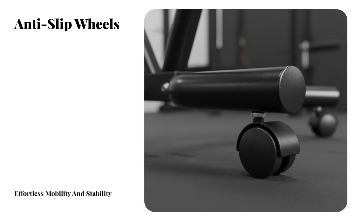 Easy Mobility Dumbbell Rack with Wheels Locking Casters Dumbbell Rack Stand Space-Saving Home Gym Storage Organizer Large Capacity