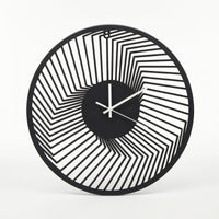 Metal Wall Clock Industrial Clock with Silent Movement Quiet for Office