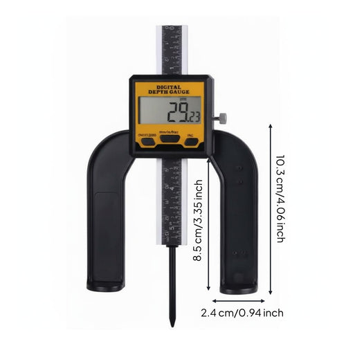 Digital Depth Caliper High Precision Height Caliper Easy to Read for Carpenters