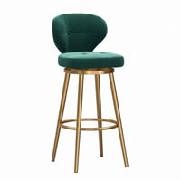 Adjustable rotating Stool with Low rear support Modern design Indoor Furniture for Kitchen