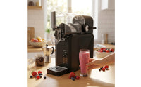 Chilled Drink Machine Countertop Slush Machine Manual Crank Slushy Maker for Hosts, Families, Parties, Home Bar, Kitchen