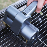 Electric Grill Brush Stainless Steel Bristles Automatic Rotating Cleaner