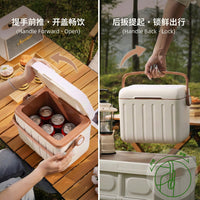 6L13L18L户外保温箱冷藏箱露营冰块端午中秋海鲜里礼品包装冰桶