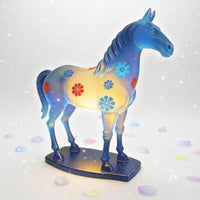 Glazed Horse Lamp Glowing House Decoration for Bedroom