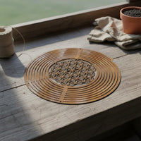 Metal Wind Weather Resistant Foldable Metal Spiral Ornament Artisanal