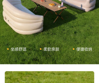 原始人充气沙发音乐节必备神器自动户外露营懒人双人气垫床垫便携