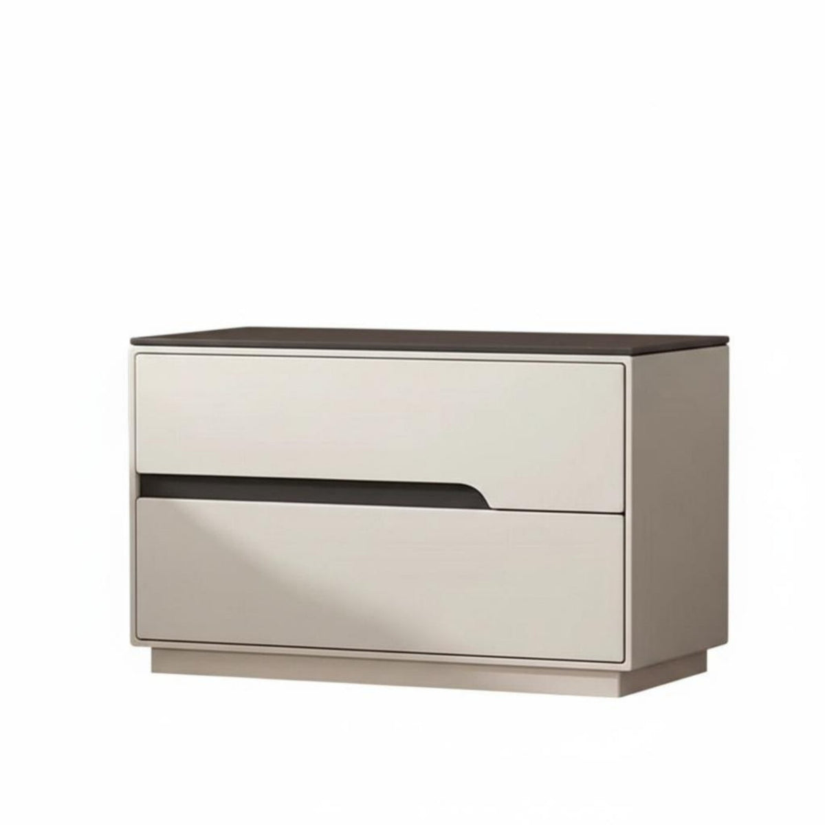 Minimalist Design Single-Drawer Cabinet with Open Shelf Modern aesthetic Bedside Table Sturdy Construction Nightstand Ample Storage for Apartment Dwellers, Homeowners, Students, Guest Room, Home, Hallway