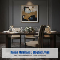 Dining Chair, Modern Italian Design, Luxury Backrest, Brushed Stainless Steel, Leather, Restaurant, Adult
