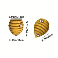 Beehive Wall Planter Creative Design Resin Bee Nest Vase Decorative for Balcony