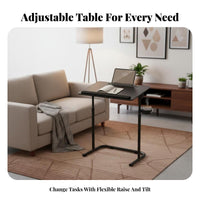 C-Shaped Adjustable Desk Phone & Tablet Slot Adjustable C-Shaped Table