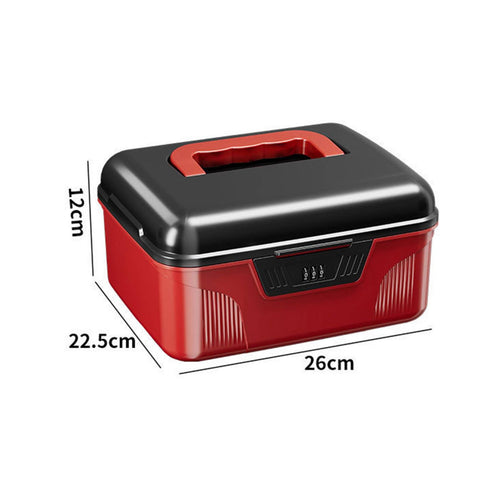 Portable Tool Case Large Capacity Stackable Hardware Chest for Garage