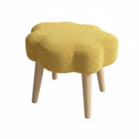 asteriskShaped Footstool Multi-Purpose Low Stool vivid hues for Homeowners