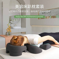 Memory Foam Face Down Pillow for Beauty Salon Bed with Hole for Breathing