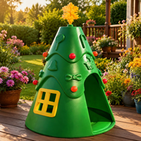 Children's Playhouse, Multicolored Wendy House Outdoor, Toddler Garden Toys, Synthetic Material Playground