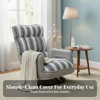 Lowdesign Feeding Chair Ergonomic supportrest Small Single Sofa Thickly Cushioned Sturdy Construction for Women, Bedroom