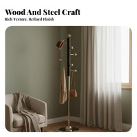standalonestanding Garment Holder Floor-Standing standalonestanding Hall Tree Multi-Hook
